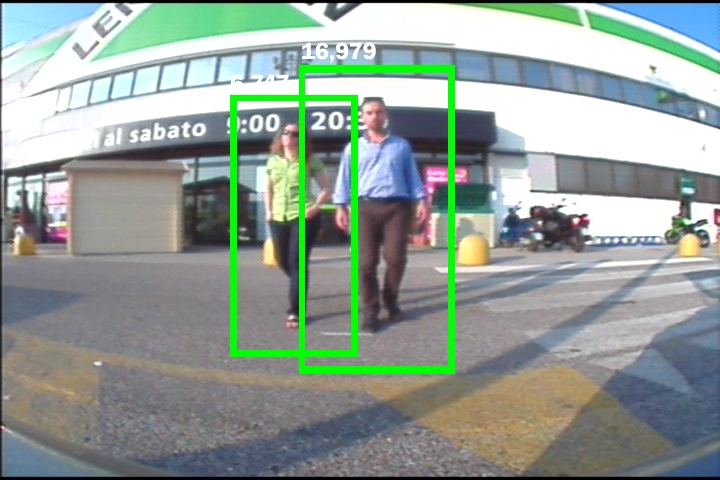 Screenshot from logiPD-LDW Pedestrian Detection Demo