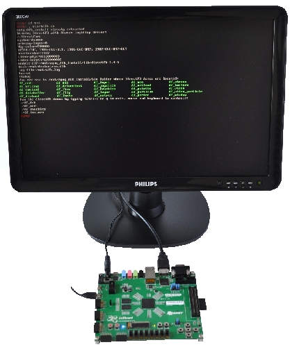 logiREF-ZGPU-ZED reference design runs Linux Console on the ZedBoard from Avnet Electronics Marketing