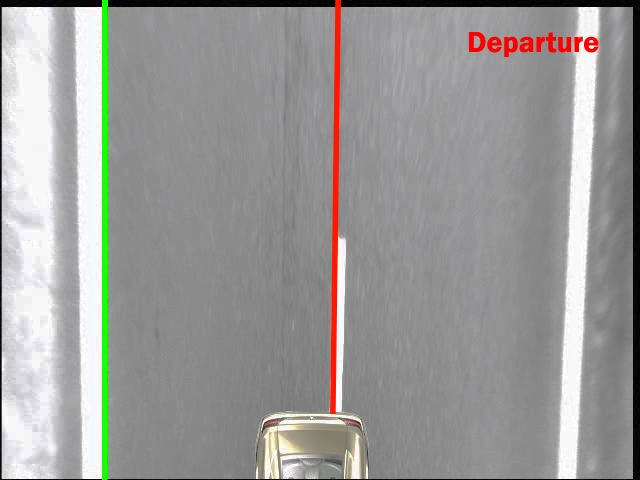 Screenshot from logiPD-LDW Lane Departure Warning Demo