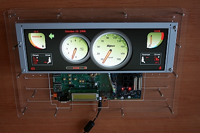 Xylon Reconfigurable Instrument Cluster Demo