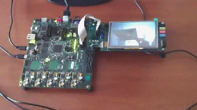 logiREF-ZHMI-FMC reference design - HMI on Xilinx ZC702 evaluation board