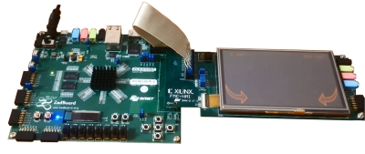 Xylon Video Rotation - HW Setup ZedBoard + HMI FMC